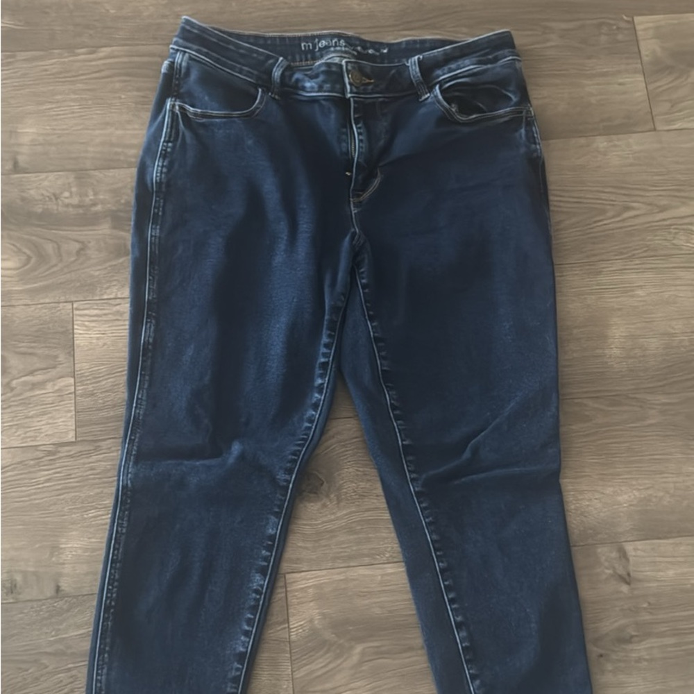 Maurices Dark Blue Skinny Jeans